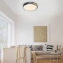 Kruhová - PN 6071-18 Q BILA LED stropní svítidlo Smart Home, pravé dřevo, stmívatelné ZigBee 2700-5000K - PAUL NEUHAUS - foto 2