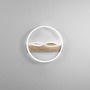 Dekorativní - FAN I-HAWAII-R40-BCO Stropní LED svítidlo Hawaii kruhové, bílé/dřevěné, 36 W, 4605 lm, CCT, pr. 40 x 6,8 cm - FANEUROPE - foto 2