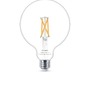 E27 - PH 8719514372108 WiZ Smart LED Kulová žárovka Filament čirá 7 W (ekv. 60 W) 806lm 2700-6500K G125 E27 - PHILIPS - foto 2