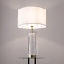 Stolní lampy dekorační - M MOD304TL-01G Stolní lampa Muse E27 60W bílá textil/sklo/zlatá - MAYTONI - foto 2