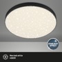 Kruhová - BRI 7075-415 LED stropní svítidlo hvězdné nebe, pr. 38,7 cm, 24,5 W, černá - BRILONER - foto 2