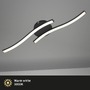 Dekorativní - BRILO 3449-015 LED nástěnné a stropní svítidlo, 55,5 cm, 12 W, černá - BRILO - foto 2