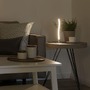 Stolní lampy dekorační - LD 15128-55 WAVE LED stolní lampa v designu vlny s barvou oceli teplá bílá vč. šňurového vypínače 3000K - LEUCHTEN DIREKT / JUST LIGHT - foto 2