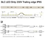 Pracovní osvětlení - SLC S17104 LED pásek 230V 8W/m 850lm/m 3000K Ra80 stmívatelný IP65 25m - TLG - foto 2