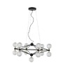 Dekorativní - NV 9695400 Závěsné svítidlo BELINDA černý hliník a akryl LED 52W 230V 3200K IP20 stmívatelné - NOVA LUCE - foto 2