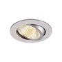 Kruhová - LA 1007445 NEW TRIA® 95 kroužek pro vestavbu do stropu, D: 11 H: 2,6 cm, IP 20, hliník - BIG WHITE (SLV) - foto 2