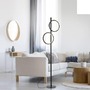 Stojací lampy - LD 15396-18 MINI RITUS LED stojací svítidlo černé jednoduchý design nožní vypínač teplá bílá 3000K - JUST LIGHT - foto 2