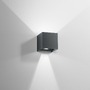 Nástěnná - FAN LED-W-ALFA-10-ANT Nástěnné dvouúčelové LED svítidlo Alfa (antracitové) 2 x 5 W, 1200 lm, CCT, IP54, 10 x 10 x 10 cm - FANEUROPE - foto 2