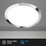 Kruhová - BRI 3766018 LED stropní svítidlo, 31 cm, 12W, 1250lm, chrom - BRILONER - foto 2