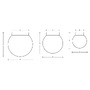 Kruhová - LU BS24.P4.350.73M DALI2 Stropní a nástěnné svítidlo POLARIS S.P 22,7W LED 4000K sklo bronz opál DALI BS24.P4.350.73L - LUCIS - foto 2