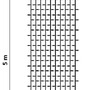 Závěsy a sítě - DLED CLN0105 LED světelná záclona  - 1x5m, ledově bílá, 500 diod - foto 2