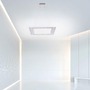 Hranatá - PN 2535-95 PURE-COSMO LED závěsné svítidlo v barvě kartáčovaného hliníku a nastavitelnou barvou světla s dálkovým ovladačem 2700-5000K - PAUL NEUHAUS - foto 2