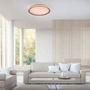 Kruhová - LD 14339-21 LOLAsmart - KARI LED stropní svítidlo, stříbrná, stmívatelné, App, dálkový ovladač MEDION RGB+2700-5000K - LEUCHTEN DIREKT / JUST LIGHT - foto 2