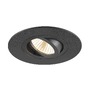 Kruhová - LA 1007631 NEW TRIA® 75 XL kroužek pro vestavbu do stropu, D: 11 H: 2,6 cm, IP 20, černá - BIG WHITE (SLV) - foto 2