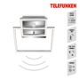 Hranatá - TF 318608TF TELEFUNKEN LED stropní svítidlo s čidlem, 35,8 cm, 17 W, chrom-hliník - BRILONER - foto 2