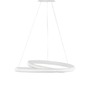 Kruhová - NV 9357041 Závěsné svítidlo MALVI bílý hliník a akryl LED 32W 230V 3000K IP20 - NOVA LUCE - foto 2
