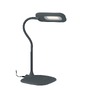Stolní lampy dekorační - FAN LEDT-DARWIN-GREY Stolní lampa LAMPADA DA LETTURA LED DARWIN šedá, rameno nastavitelné 4,8 W 700 lm 4000 K stmívatelné 16x53,5 cm - FANEUROPE - foto 2