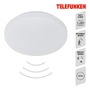 Kruhová - TF 601506TF TELEFUNKEN LED stropní svítidlo s čidlem, pr. 29 cm, 12 W, bílé - BRILONER - foto 2