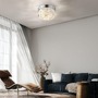 Dekorativní - PN 6181-17 KRISTA LED stropní svítidlo chrom s křišťalovými přívěsky stmívatelné paměťová funkce SimplyDim 3000K - PAUL NEUHAUS - foto 2