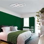 Hranatá - LD 14791-55 IVEN LED stropní svítidlo v barvě oceli v moderním designu a funkcí stmívání SimplyDim 3000K - LEUCHTEN DIREKT / JUST LIGHT - foto 2