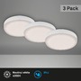 Kruhová - BRI 7061-436 3ks sada LED vestavné svítidlo, pr. 7,5 cm, 3 W, 350 lm, bílé - BRILONER - foto 2