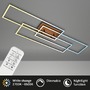 Hranatá - BRILO 3676014 CCT LED stropní svítidlo, 116,5 cm 18 W, 2200 lm, černá (starý kód: BRILO 3676-014) - BRILO - foto 2