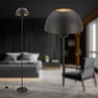 Stojací lampy - BRILO 1591015 Gryde stojanová lampa – s vypínačem, E27 patice, max. 10W, černá - BRILO - foto 2