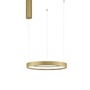 Kruhová - NV 9345615 Závěsné svítidlo PERRINE kartáčovaný zlatý hliník a akryl LED 30W 230V 3000K IP20 stmívatelné - NOVA LUCE - foto 2