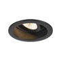 Kruhová - LA 1007451 NEW TRIA® 68 kroužek pro vestavbu do stropu, prohloubený, D: 8,2 H: 4,4 cm, IP 20, černá - BIG WHITE (SLV) - foto 2
