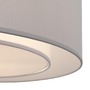 Kruhová - M MOD617CL-04GR Stropní svítidlo Bergamo E27 3x60W bílá/šedá kov/bavlna moderní styl - MAYTONI - foto 2