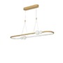 Dekorativní - NV 9820602 Závěsné svítidlo CELIA stmívatelné saténový zlatý hliník opálové sklo LED 44.2W 230V 3000K IP20 stmívatelné - NOVA LUCE - foto 2