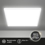 Hranatá - BRILO 7535416 Tava LED stropní svítidlo, ploché, přímé a nepřímé osvětlení, 6000 lm, 45 W, bílé, 56x56 cm - BRILO - foto 2