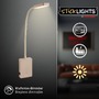 Bodová - BRI 2361011 Cielo lampa na čtení - 2W, 200lm, LED, nabíjecí, stmívatelné, dotykový vypínač, bezdrátové, béžová - BRILONER - foto 2