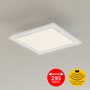 Hranatá - BRILO 7187-016 Svítidlo LED panel s čidlem, 29,5 cm, 1300 lm, 12 W, bílé - BRILO - foto 2