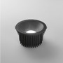 Kruhová - FAN INC-QUANTUM-R40DA-NER Zápustné svítidlo Quantum R40DA, černé, 40 W, 3000–4000 K, pr. 185 x 109 mm - FANEUROPE - foto 2