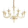 Dekorativní - ILUX 159973 Závěsné svítidlo Ideal Lux Danieli SP8 ambra 159973 zlaté 8x40W - IDEALLUX - foto 2