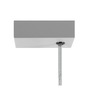 Vícečetná - LA 1007473 WORKLIGHT PRO 150 závěsné svítidlo, 150 cm, 4000 K, DALI, Touch, šedá - BIG WHITE (SLV) - foto 2