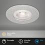 Kruhová - BRI 7047-014 LED vestavné svítidlo, pr. 9 cm, 4,9 W, matný chrom - BRILONER - foto 2