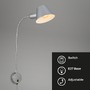 S ramenem - BRI 2089-014 Noční lampička 55 cm 1x E27 10W chrom - BRILONER - foto 2