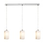 Vícečetná - RED R14027 LIZ III 80 závěsná opálové sklo/matný nikl 230V E27 3x11W - RED - DESIGN RENDL - foto 2