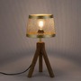 Stolní lampy dekorační - LD 11423-60 FREDERIK Stolní lampa, matná mosaz, 1xE27, šňůrový vypínač, dřevo - LEUCHTEN DIREKT / JUST LIGHT - foto 2