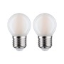 E27 - P 28639 LED kapka 5 W E27 mat teplá bílá 2ks-sada - PAULMANN - foto 2