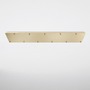 Kotvící prvky, držáky, závěsy - FAN BASE-S-RT11-ORO Rozeta PIREX obdélníkový rám zlatá A 11 FORI 142x30x4,1cm - FANEUROPE - foto 2