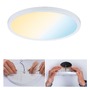 Koupelnová - P 93044 Smart Home Zigbee LED vestavné svítidlo Areo VariFit IP44 kruhové 230mm 16W bílá měnitelná bílá - PAULMANN - foto 2