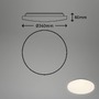 Kruhová - BRILO 3757316 LED stropní svítidlo 6 cm 21 W 2200lm bílé - BRILO - foto 2