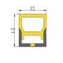 LED neony - Silikonový profil NEON H1212 vysoký - foto 2