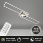 Hranatá - BRILO 3050-018 LED CCT rám 110 cm 40W 5200lm chrom - BRILO - foto 2