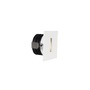 Zapuštěná - NV 8090801 Venkovní zapuštěné svítidlo do zdi PASSAGGIO bílý hliník LED 1W 3000K 3V IP54 délka kabelu 1.80m použijte driver 9020170 - NOVA LUCE - foto 2