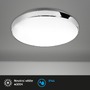 Kruhová - BRI 3351016 LED stropní svítidlo, pr. 28,5 cm, 13 W, bílé-chrom (starý kód: BRI 3351-016) - BRILONER - foto 2