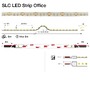 Hlavní osvětlení - SLC S13093 LED pásek do kanceláře 8W/m 1260lm/m 2700K Ra80 IP20 5m - TLG - foto 2